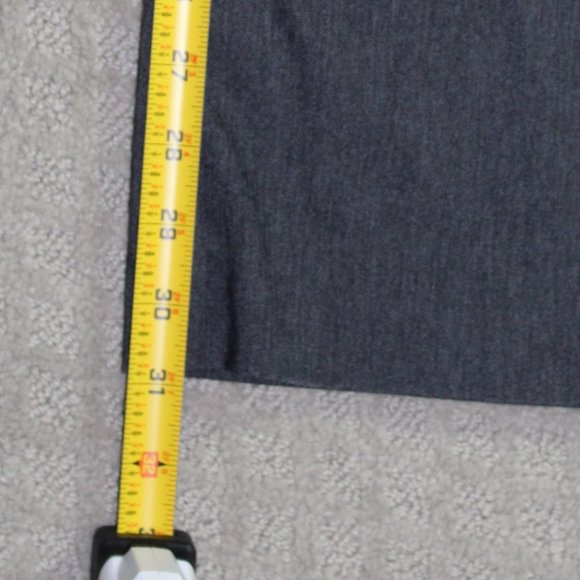 Dalia Collection Size 8 Grey High Rise Straight Leg Slacks - Picture 5 of 5